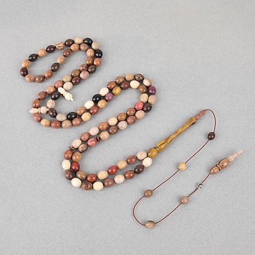 Kar���k A�a� Usta ��i �mzal� 33l� ve 99lu Beyzi Kesim Tesbih Seti