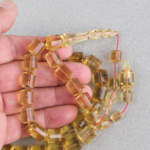 Dominik Tek Kaya Damla Usta i Kesme Kesim 10x12.5mm Tesbih
