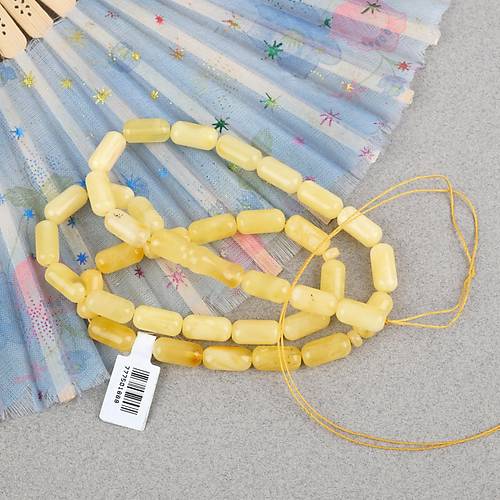 Kaya Damla Kehribar -Balt�k Arpa Kesim 7x14mm Tesbih