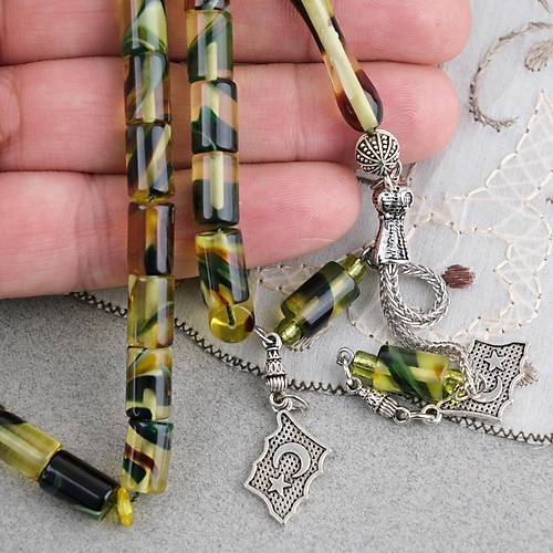 Arizona Katalin Alpaka P�sk�l Kesme Kesim 7x11mm Tesbih