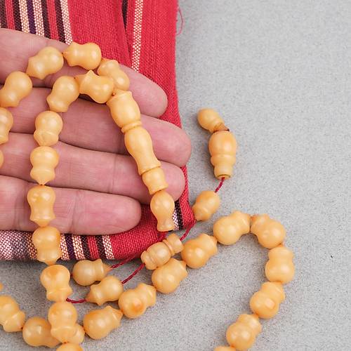 Katalin Usta ��i Lale Desen Kesim 10x15mm Tesbih