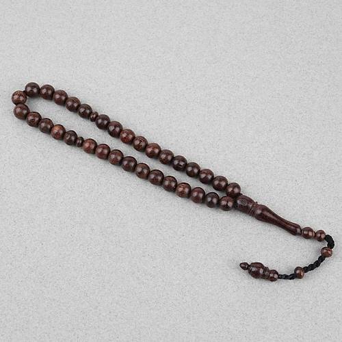 Demir Hindi A�ac� Bilek Boy K�re Kesim 8.5mm Tesbih