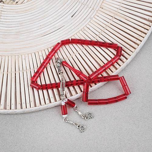 U�ak Cam� Alpaka P�sk�l Kesme Kesim 6x10.5mm Tesbih