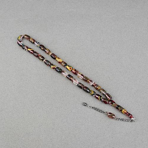 Arizona Katalin Alpaka P�sk�l Kaps�l Kesim 8x12mm Tesbih- Sedefli