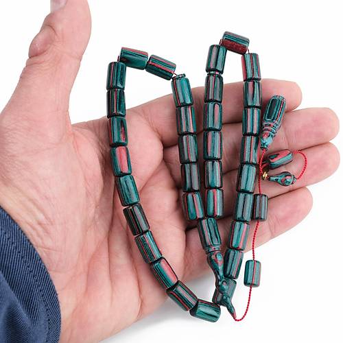 Kafur A�ac� Usta ��i �mzal� Yumu�ak Kesme Kesim 8x12mm Tesbih