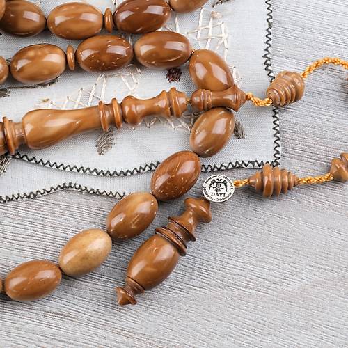 Kuka Usta ��i �mzal� Bademi Kesim 9x14mm Tesbih