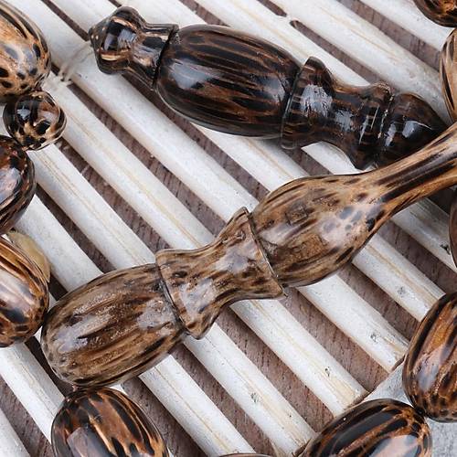 Vah�i Palmiye A�ac� Yumurta Kesim 10x13mm Tesbih