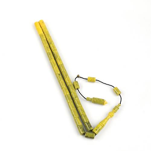 Katalin Usta i mzal Kesme Kesim 7x11mm Tesbih - Fstk Yeil