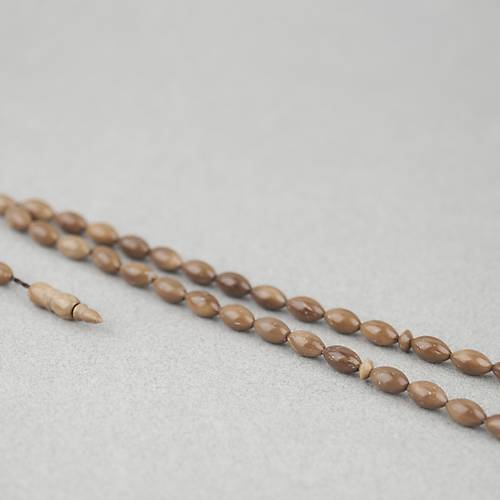 Kuka Orijinal Do�al Arpa Kesim 6x10mm Tesbih