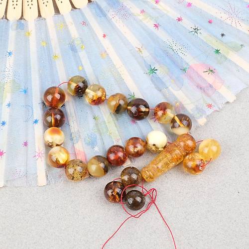 Damla Kehribar Efe K�re Kesim 12mm Tesbih