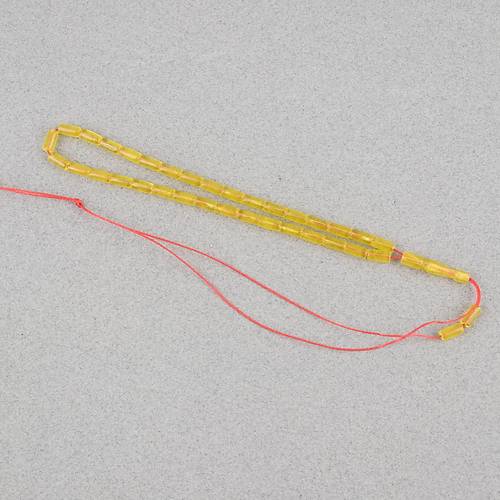 U�ak Cam� Kesme Kesim 4x8mm Tesbih -�effaf Sar�