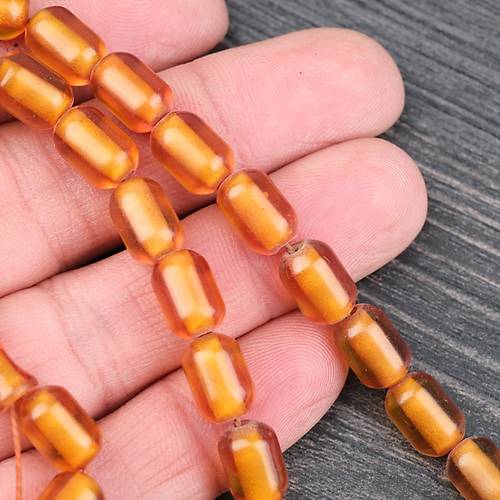 Ate� Kehribar Kaps�l Kesim 7.5x11mm- Bal K�p��� P�sk�ls�z