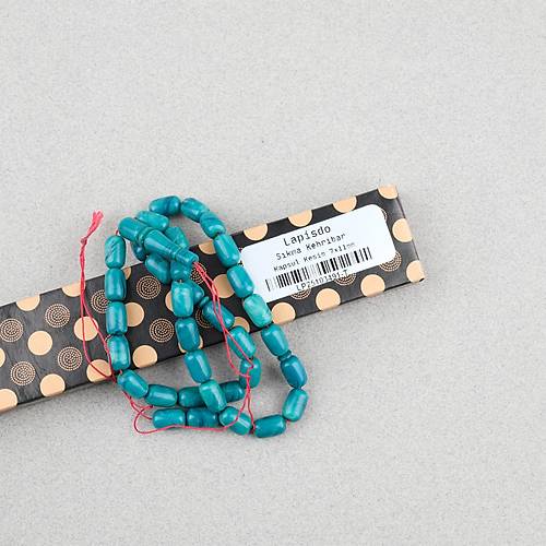 S�kma Kehribar Kaps�l Kesim 7x11mm Tesbih P�sk�ls�z