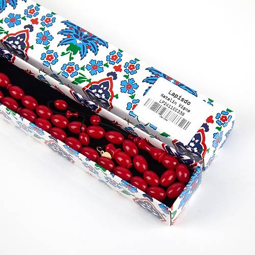 Katalin Beyzi Kesim 7.5x11.5mm Tesbih - Vine