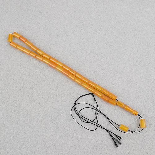 S�kma Kehribar Bilek Boy Kesme Kesim 5x9mm Tesbih-Bal Sar�s�