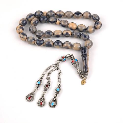 �ran Baga Alpaka Halep P�sk�l Beyzi Kesim 11x13mm Tesbih