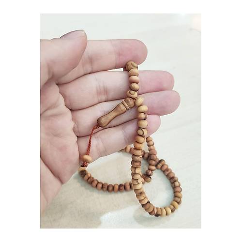 Zeytin A�ac� Tekerlek Kesim 8x6mm  Namaz Tesbihi