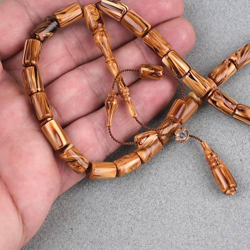 Kadim Katalin Eski ekmece Kulp Obje ekoslovak Kesme Kesim 7x11mm Tesbih