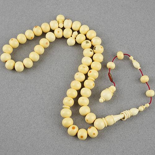 Kadim Katalin Eski Obje Mahjong Ta 45li Tekerlek Kesim 12x10mm Tesbih