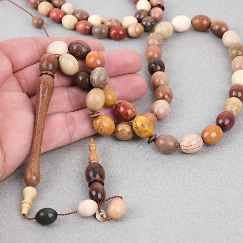 Kar���k A�a� Usta ��i �mzal� 33l� ve 99lu Beyzi Kesim Tesbih Seti