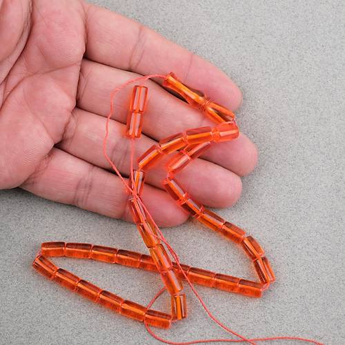 U�ak Cam� Kesme Kesim 7x10.5mm Tesbih - Kavuni�i