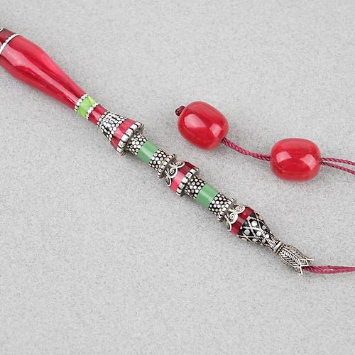Skma Kehribar zel Gm Nak mame Kapsl Kesim 15x17,5mm Tesbih