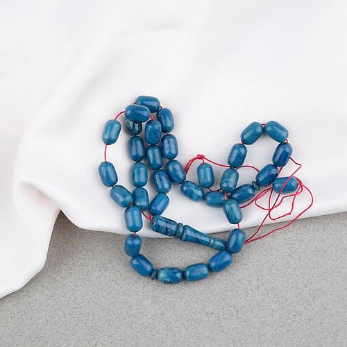 S�kma Kehribar Kaps�l Kesim 7x11mm Tesbih P�sk�ls�z