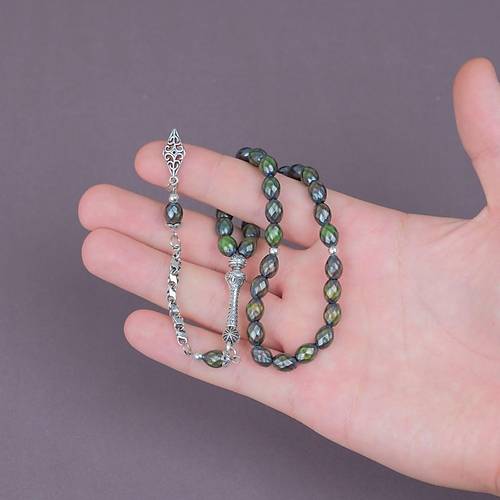Is�ya G�re Renk De�i�tiren Orijinal His Ta��  Beyzi Kesim 6.5x8.5mm Tesbih