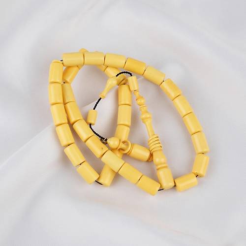 Kadim Katalin Eski Mahjong Ta�� Obje D�nem Usta ��i �mzal� Kaps�l kesim 8.5x11.5mm Tesbih