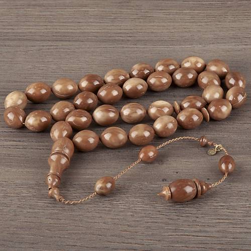 Kuka Beyzi Kesim  12.5x16mm Tesbih