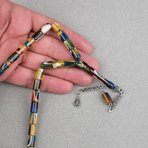Arizona Katalin Alpaka P�sk�l Kesme Kesim 7x11mm Tesbih