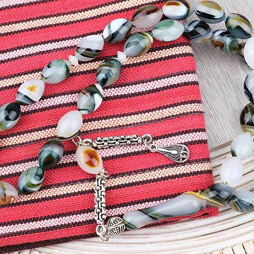 Arizona Katalin Alpaka P�sk�l Beyzi Kesim 8x12mm Tesbih