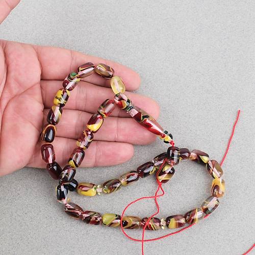 Arizona Katalin Kaps�l Kesim 8x12mm Tesbih (P�sk�ls�z) - Sedefli