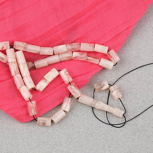 S�kma Kehribar Kesme Kesim 6x10mm Tesbih P�sk�ls�z