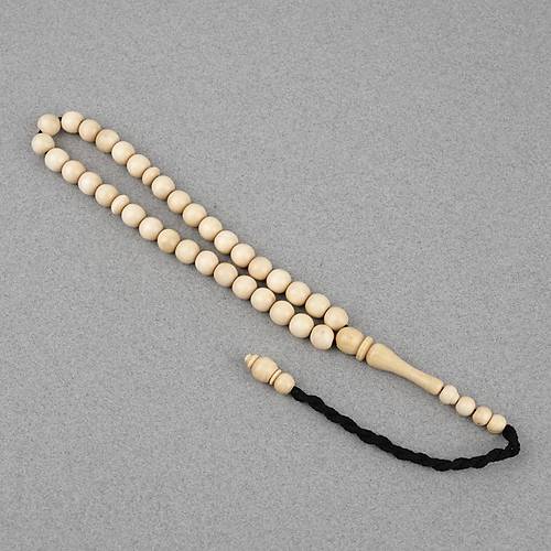 Kemuning A�ac� - Malezya Sar� A�ac� K�re Bilek Boy Kesim 8mm Tesbih