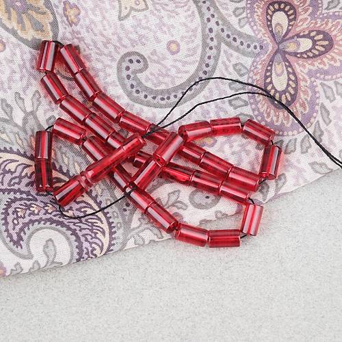 Ate� Kehribar Kesme Kesim 6x10mm Tesbih P�sk�ls�z