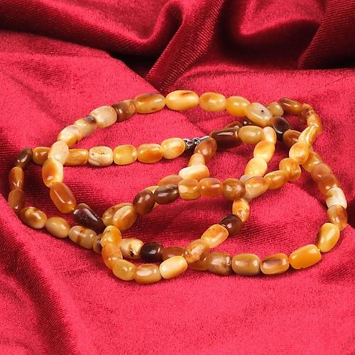 Do�al Damla Kehribar Kolye