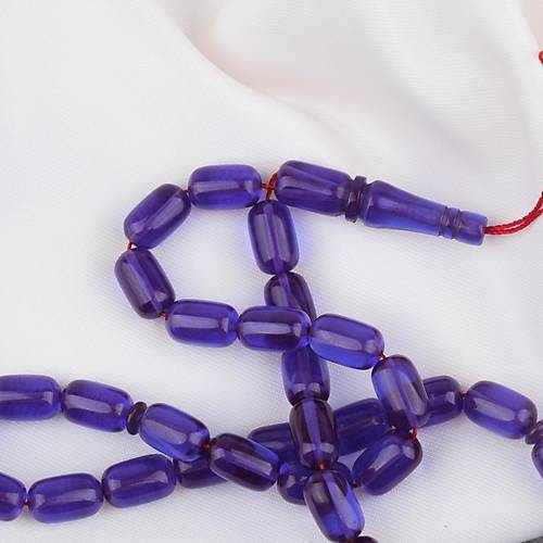 S�kma Kehribar Kaps�l Kesim 7x11mm Tesbih P�sk�ls�z