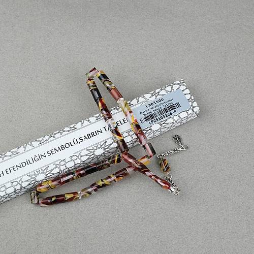 Arizona Katalin Alpaka P�sk�l Kesme Kesim 7x10mm Tesbih- Sedefli