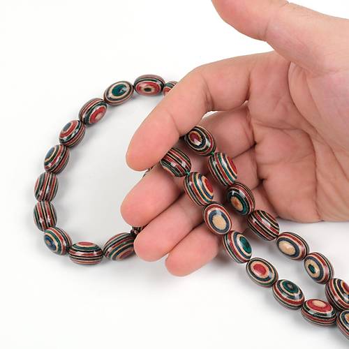 Kafur Aac Beyzi Kesim 11.5x17mm Tesbih