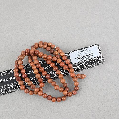 G�l A�ac� 99luk K�re kesim 8.5mm Namaz Tesbihi