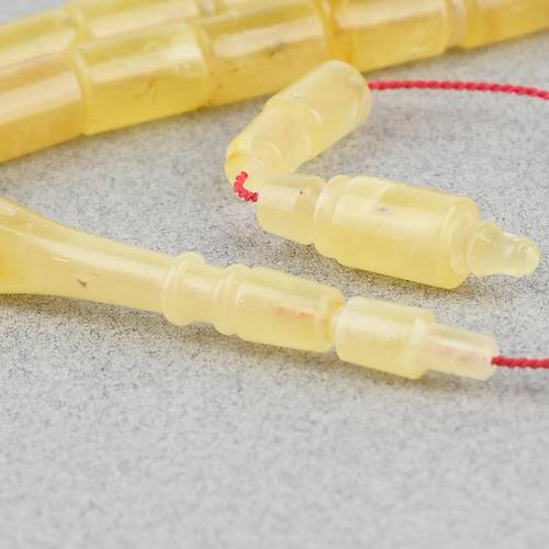 Rus Tek Kaya Damla Usta i Kesme Kesim 8x12mm Tesbih