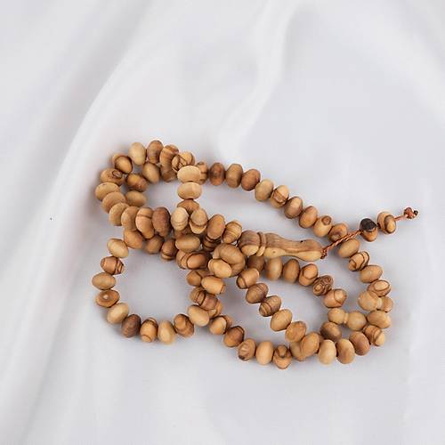 Zeytin A�ac� Tekerlek Kesim 8x6mm  Namaz Tesbihi