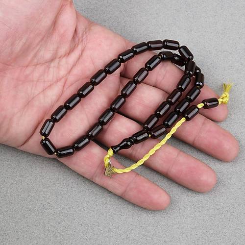 Omari S�kma Kehribar Kaps�l Kesim Oturtma �mameli Sistemli 6x11mm Tesbih