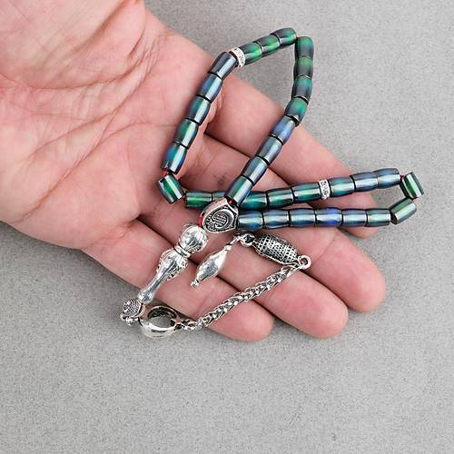 His Ta�� Metal �mameli F��� Kesim 7x9mm Tesbih