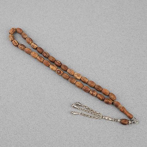 K�r Diken A�ac� Alpaka P�sk�ll� F��� Kesim 7.5x10mm Tesbih