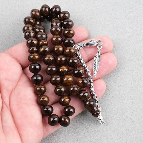 Skma Kehribar Alpaka Pskl Arabi 45lik Ulu Kre Kesim 9x10mm Tesbih