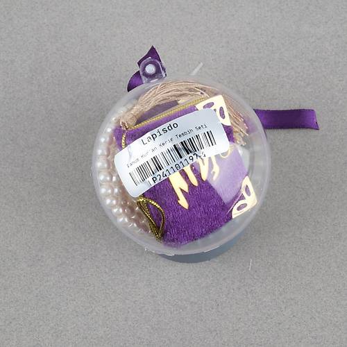 Fanus ��erisinde Mini Kuran ve Tesbih Seti