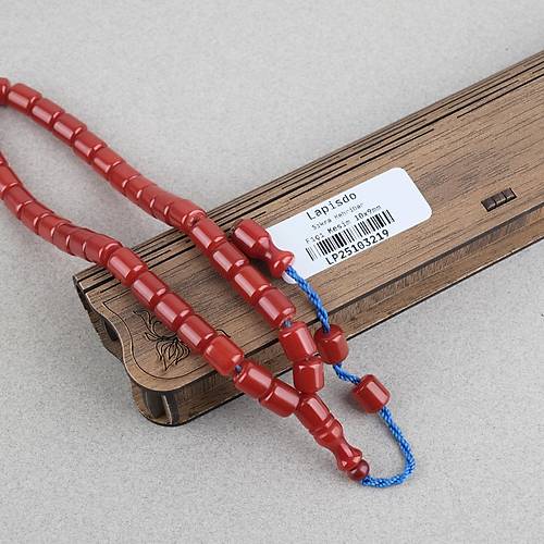 S�kma Kehribar F��� Kesim 10x9mm Tesbih