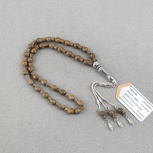 Plesenk A�ac� Usta ��i 925Ayar G�m�� �mame ve P�sk�l Testi Model Kesim 8x13mm Tesbih